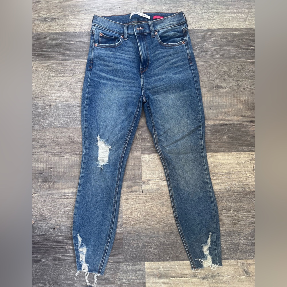 Celebrity Pink Dark Blue Denim Jeans